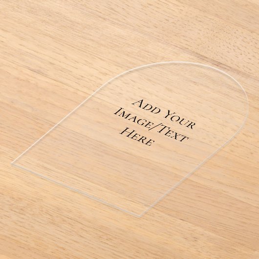 Blank Wedding Templates | Elegant Customizable  Acryl Uitnodigingen (Laagn)