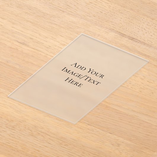 Blank Wedding Templates | Elegant Customizable  Acryl Uitnodigingen (Laagn)