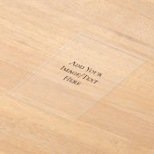 Blank Wedding Templates | Elegant Customizable  Acryl Uitnodigingen (Laagn)