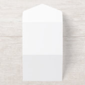 Blank Wedding Templates | Elegant Customizable  All In One Uitnodiging (Buiten)