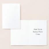 Blank Wedding Templates | Elegant Customizable  Folie Kaarten (Display)