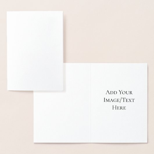 Blank Wedding Templates | Elegant Customizable  Folie Kaarten (Display)