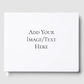 Blank Wedding Templates | Elegant Customizable  Gastenboek (Voorkant)