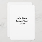 Blank Wedding Templates | Elegant Customizable  Kaart (Voorkant / Achterkant)