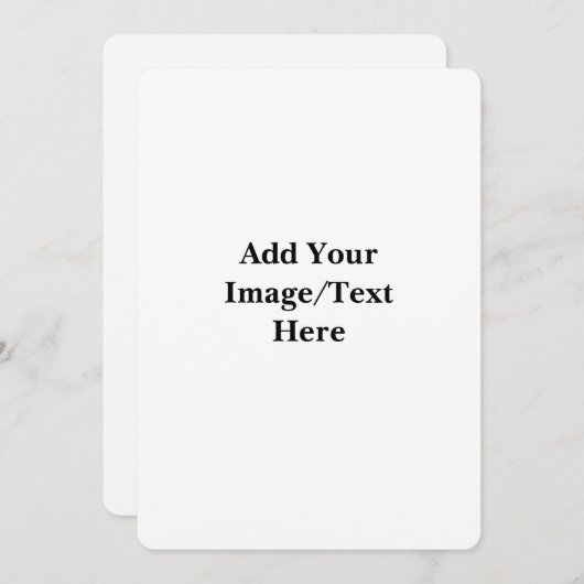 Blank Wedding Templates | Elegant Customizable Kaart (Voorkant / Achterkant)