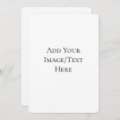 Blank Wedding Templates | Elegant Customizable  Kaart (Voorkant / Achterkant)