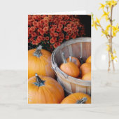 Blank Wenskaart in het najaar Kaart (Gele Bloem)