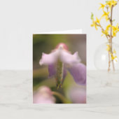 Blank Wenskaart met blote vetdoorbloeding Kaart (Gele Bloem)