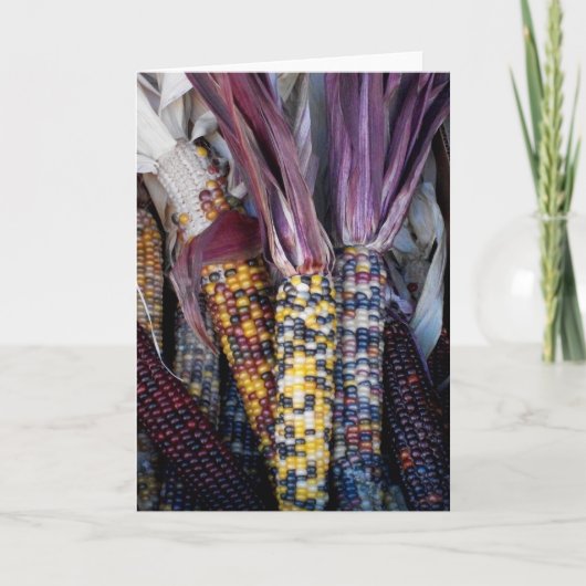 Blank Wenskaart van de "Indische Korn" Kaart (Voorkant)