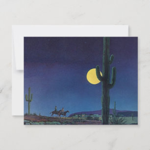 Blank West - zuidwest Saguaro Cactus Moonlight Rid