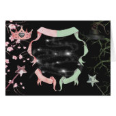 Blank Wicked Theme Tent Food Card (Voorkant Horizontaal)