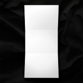 Blank Wit 5 "x 7" Horizontale Huwelijk Drieluik Uitnodiging