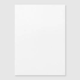 Blank Wit 5 "x 7" Huwelijk Magnetische Uitnodiging