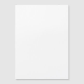 Blank Wit 5 "x 7" Huwelijk Magnetische Uitnodiging