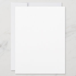 Blank wit 6,5 inch x 8,75 inch bruiloft kaart