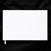 Blank Wit 9 "x 6" Folie bruiloft gastenboek