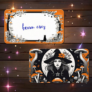 Blank Witch Oracle-Kaarten Visitekaartje