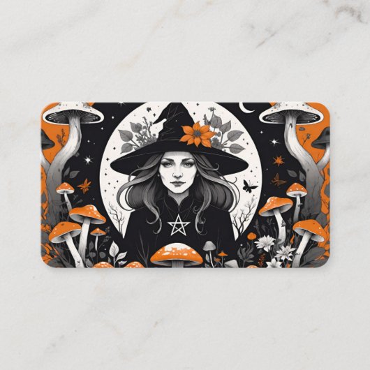 Blank Witch Oracle-Kaarten Visitekaartje (Voorkant)