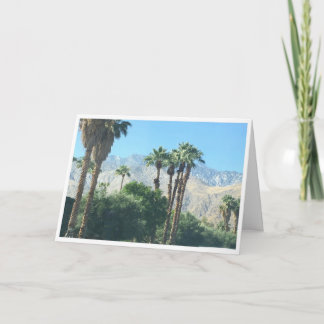 Blank - woestijnscène - Palm Springs, CA - downtow Kaart