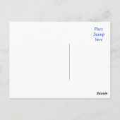 Blank Yorkshire Terrier Puppy Dog Post Kaart (Achterkant)