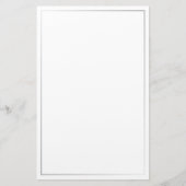 Blank zilver briefpapier (Voorkant)