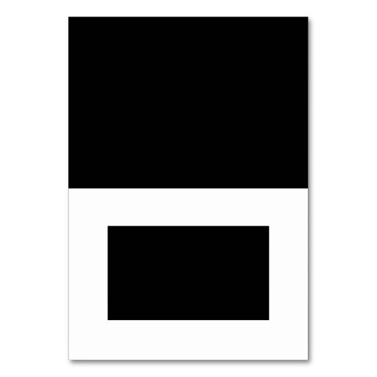 Blank Zwart & Wit Gehuurde Naam Plaats Kaart (Voorkant)