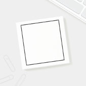 Blank Zwart-wit Post-it® Notes