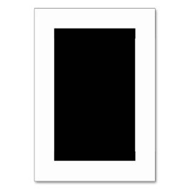  Blank Zwart & Wit Tafelnummer Kaart