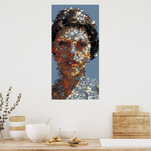 Blanka Vlasic portret Poster (Keuken)