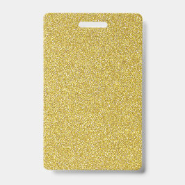 Blanke Goud Glitter DIY Sjabloon Aangepaste Tekst  Badge