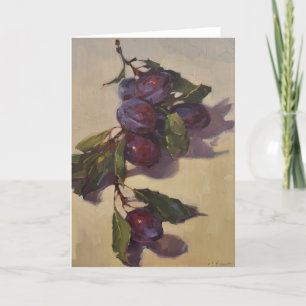 Blanke kaart, "Rijping" Schilderij door Sarah Sedw Kaart