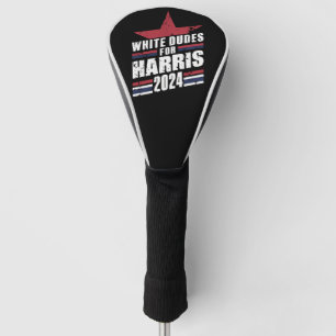 Blanke kerels voor Kamala Harris 2024 Golfheadcover