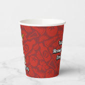 Blanke Mary Cocktail Paper Cups Papieren Bekers (Links)