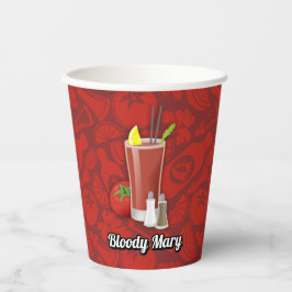 Blanke Mary Cocktail Paper Cups Papieren Bekers