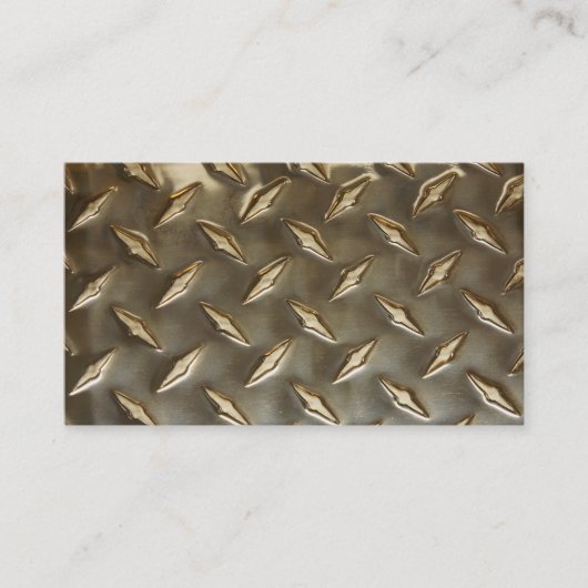 Blanke Metallic Uitstraling Visitekaartjes (Voorkant)