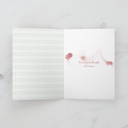 blanke Perzische kat op stoel denken aan jou Kaart (Binnen)