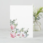 Blanke voeg uw eigen bericht toe magnolia blush wi kaart (Staand voorkant)