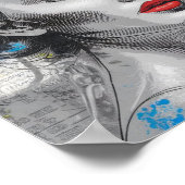 blanke vrouw poster (Hoek)