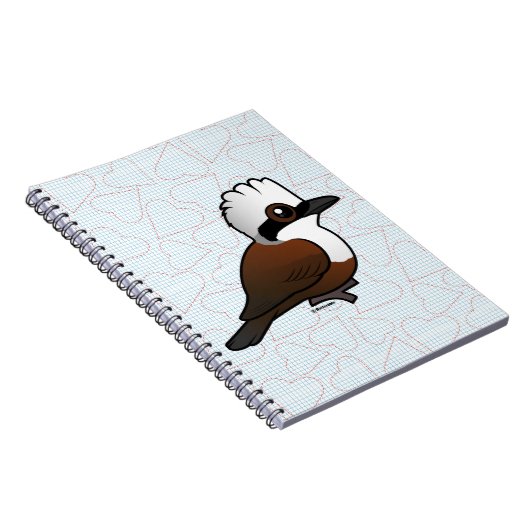 Blanke Witkreukvogel Notitieboek (Rechterzijde)