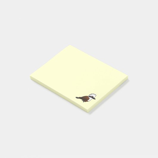 Blanke Witkreukvogel Post-it® Notes (Schuin)