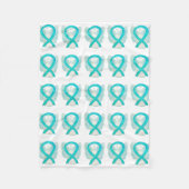 Blanken met cervicale kanker fleece deken (Voorkant)