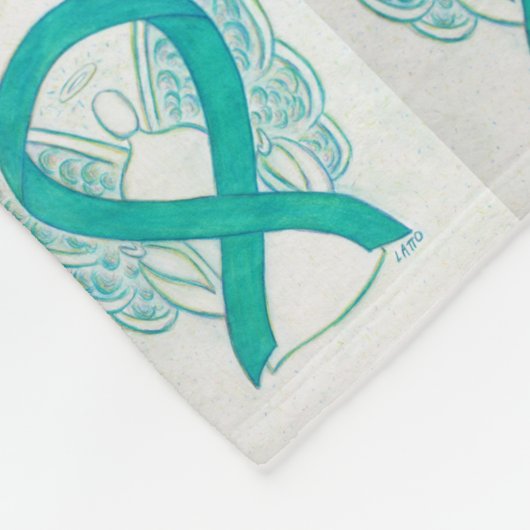 Blanken met cervicale kanker fleece deken (Hoek)