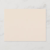 Blanken voor baby. Eenvoudige minimalistische roze Advieskaart (Achterkant)