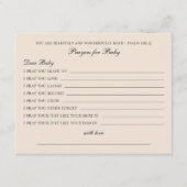 Blanken voor baby. Eenvoudige minimalistische roze Advieskaart (Voorkant)