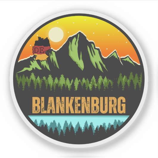 Blankenburg, Duitsland Sticker (Voorkant)