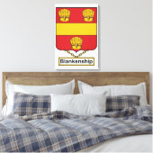 Blankenship Family Crest Canvas Afdruk (Insitu (Slaapkamer))