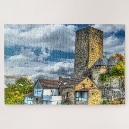 Blankenstein Castle Duitsland. Legpuzzel (Horizontaal)