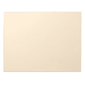 Blankerende amandel (vaste kleur) notitieblok (Voorkant)