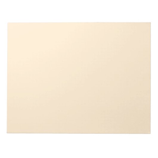 Blankerende amandel (vaste kleur) notitieblok (Voorkant)