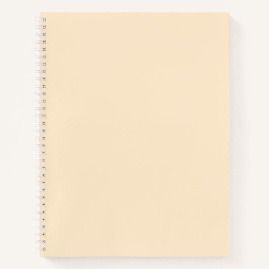 Blankerende amandel (vaste kleur) notitieboek (Voorkant)